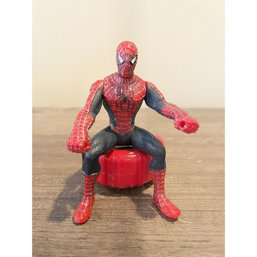 Spider Man 3 Toby Maguire 5" Action Figure Hasbro 2008 Sitting Loose Used‎